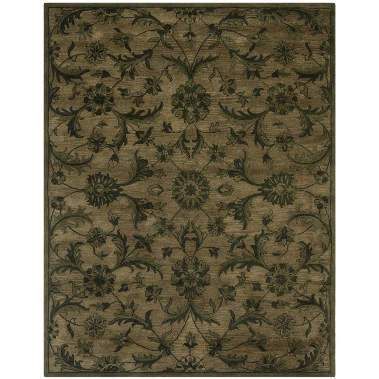 Antiquity AT824 Hand Tufted Indoor Runner Rug - Olive/Green - 2'3"x8' - Safavieh