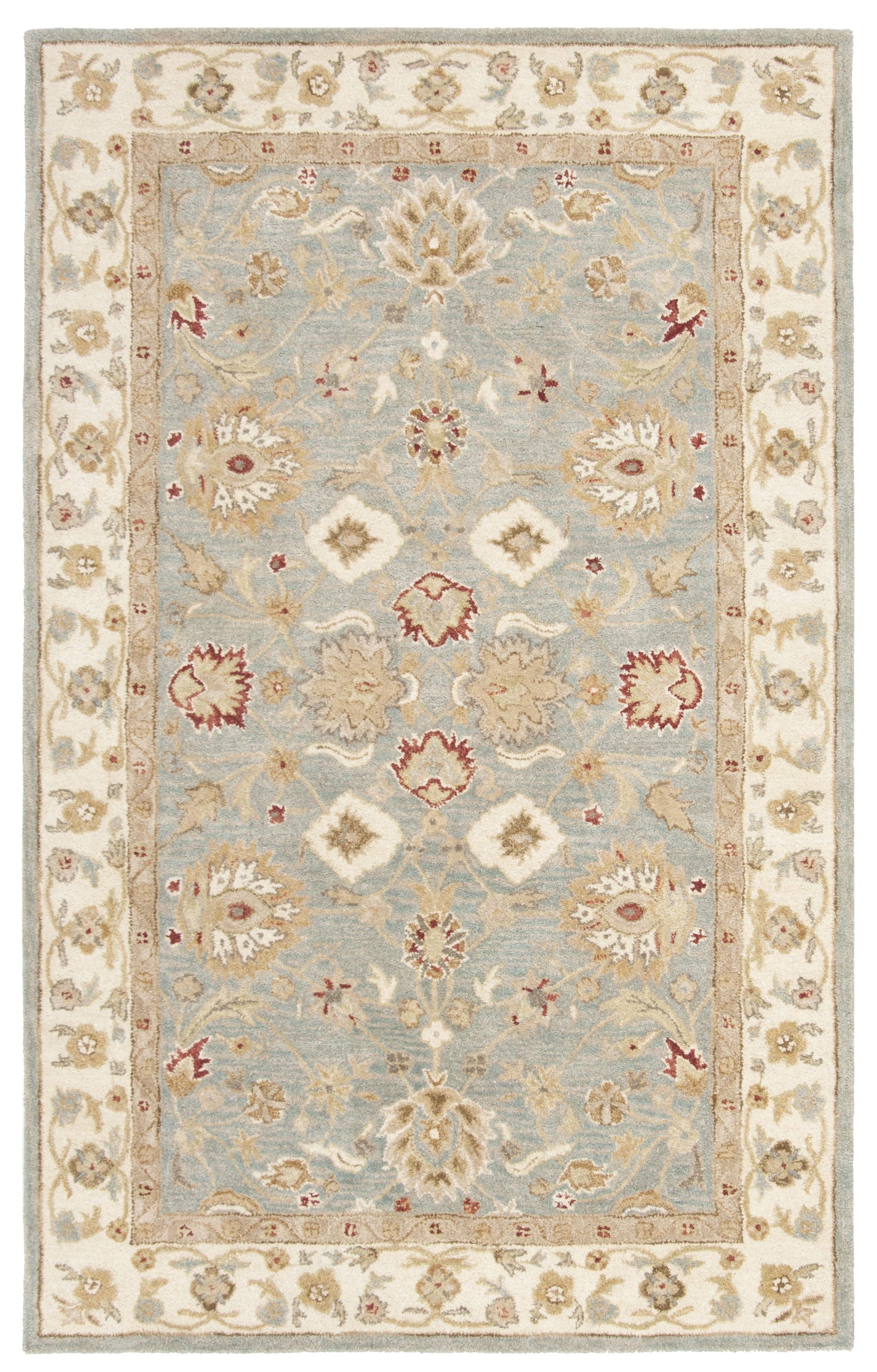 Antiquity ATB822 Hand Tufted Area Rug - Grey Blue/Beige - 3'x5' - Safavieh.