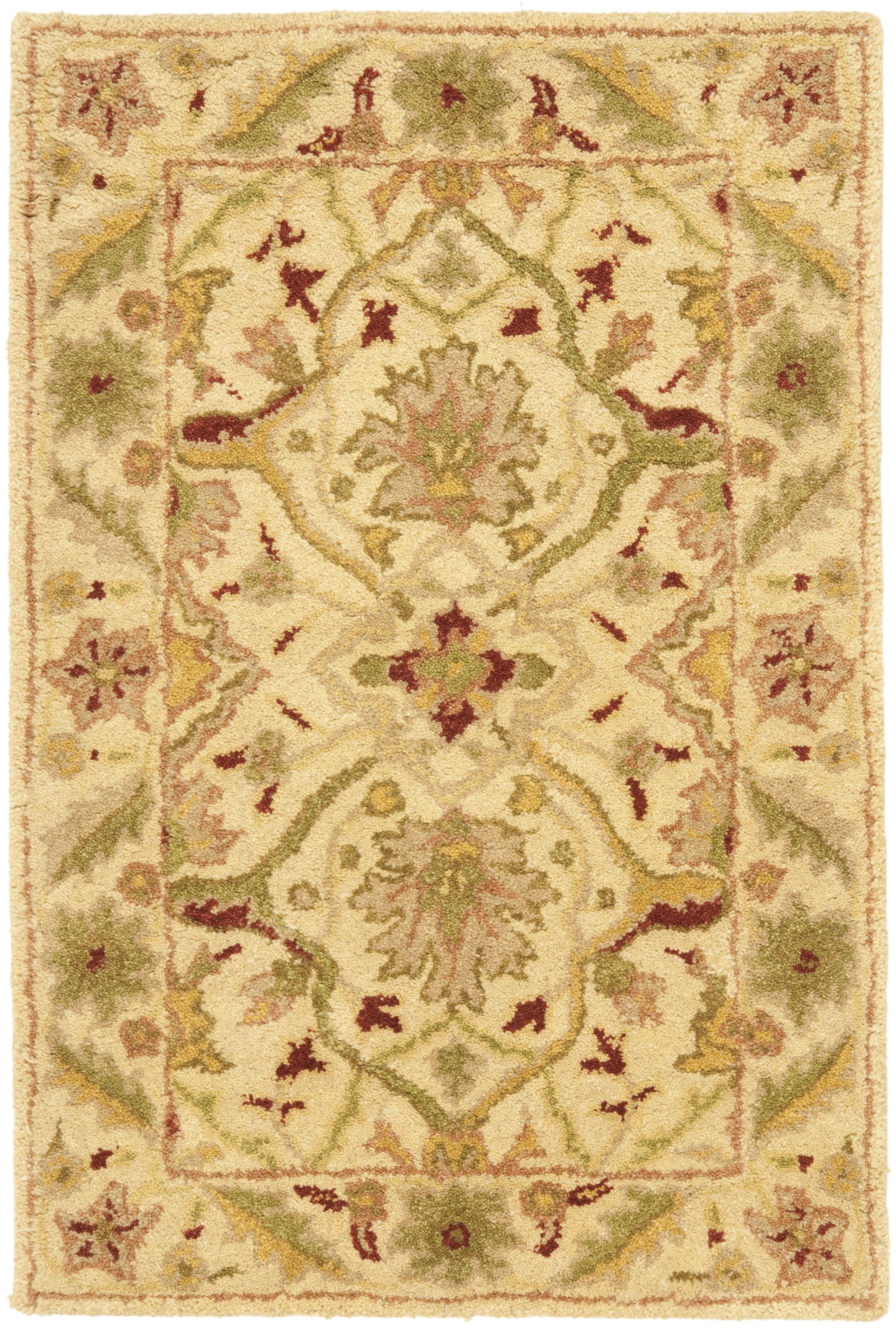 Antiquity AT14 Hand Tufted Indoor Accent Rug - Ivory - 3'x5' - Safavieh