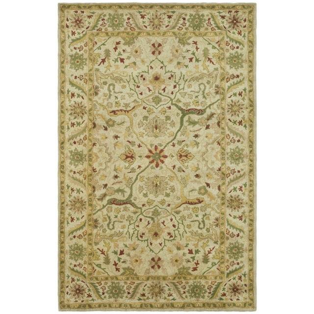 Antiquity AT14 Hand Tufted Indoor Area Rug - Ivory - 4'x6' - Safavieh