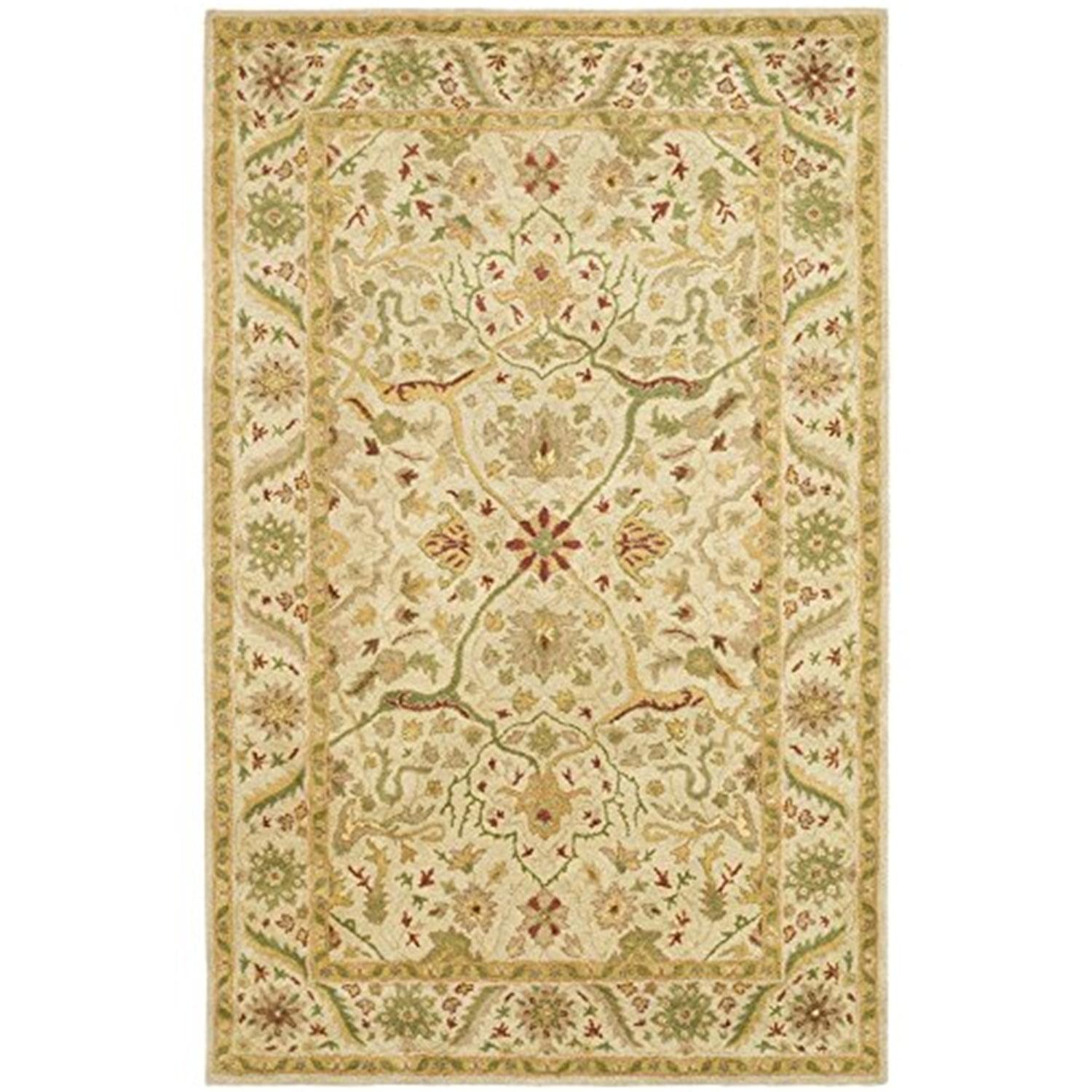 Antiquity AT14 Hand Tufted Indoor Area Rug - Ivory - 6'x9' - Safavieh