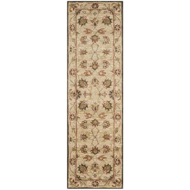Antiquity AT812 Hand Tufted Indoor Runner Rug - Beige/Beige - 2'3"x8' - Safavieh