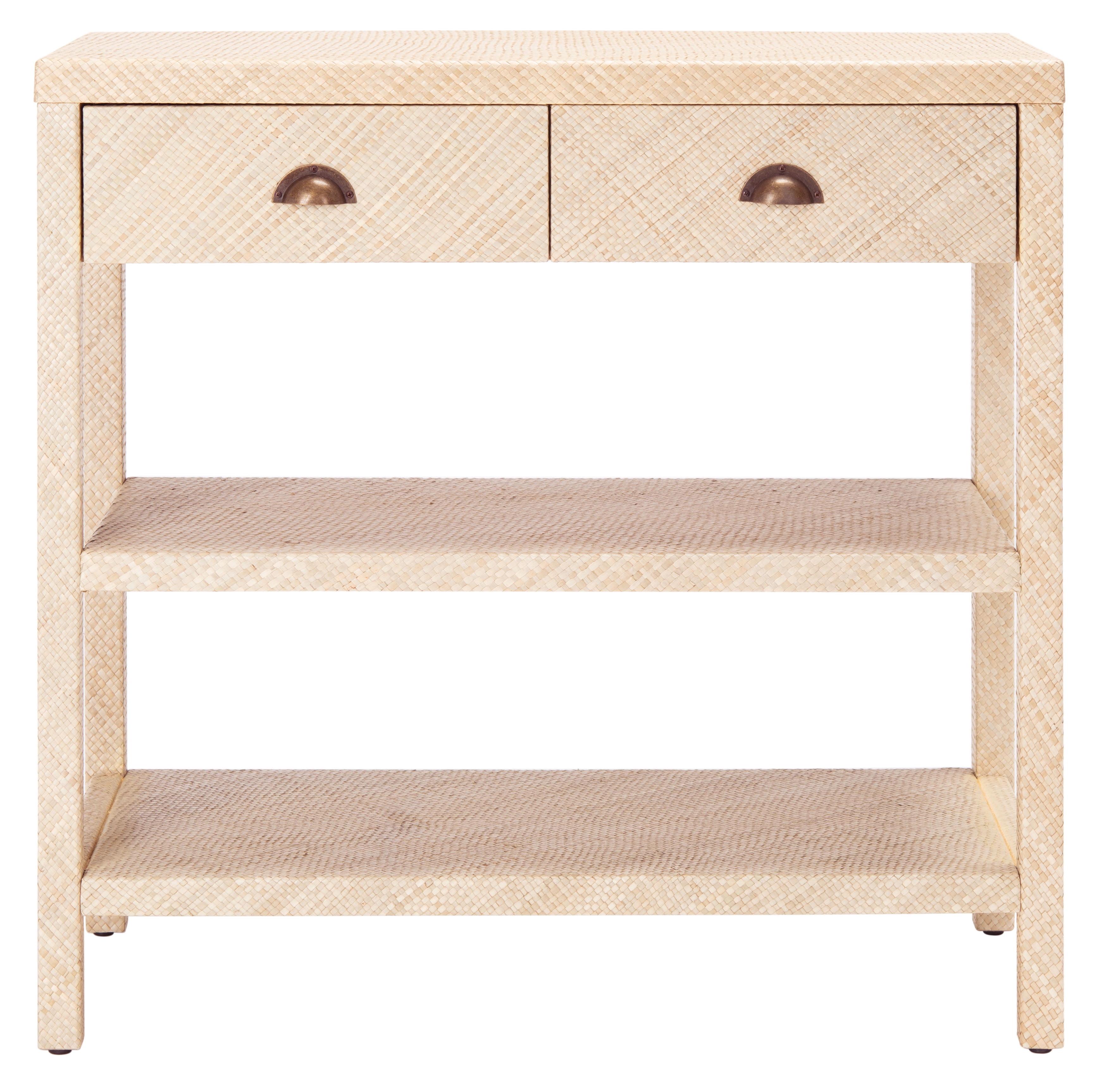 Apis Raffia Console Table - CNS6603A - Beige - Safavieh