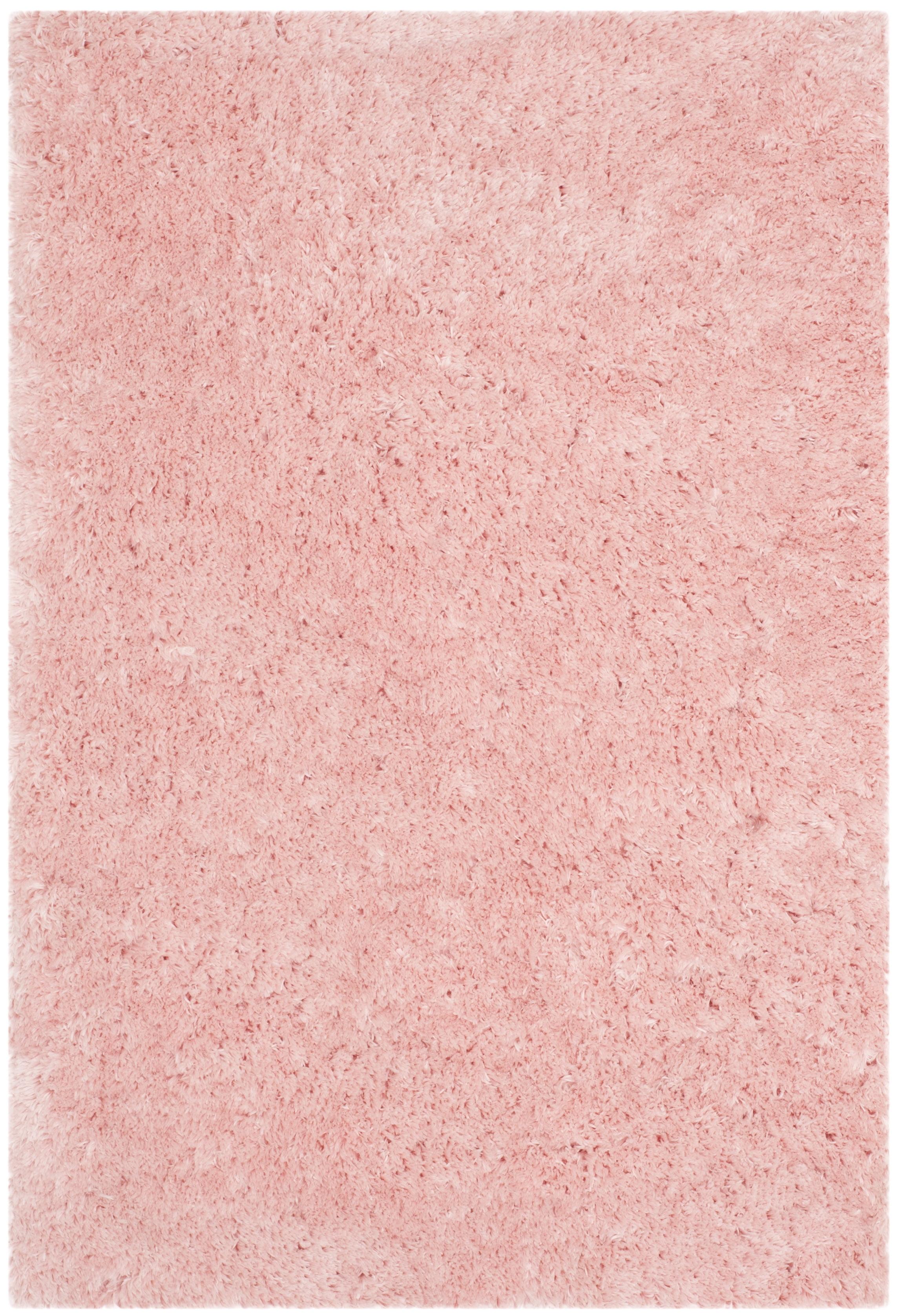 SAFAVIEH Arctic Giselle Solid Polyester Shag Area Rug, Pink, 5' x 7'