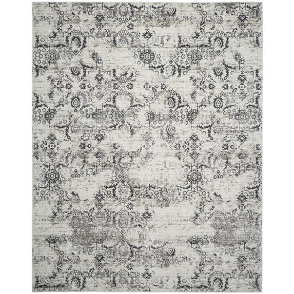 SAFAVIEH Artifact Emmeline Abstract Area Rug, Charcoal/Cream, 4' x 6'