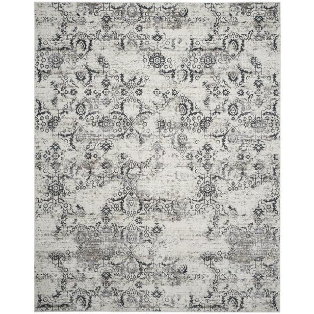 SAFAVIEH Artifact Emmeline Abstract Area Rug, Charcoal/Cream, 4' x 6'