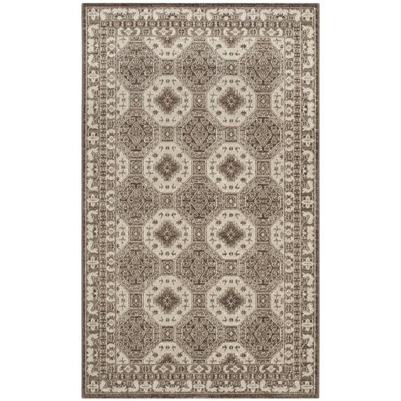 SAFAVIEH Artisan Thurstan Geometric Area Rug, Brown/Ivory, 8' x 10'