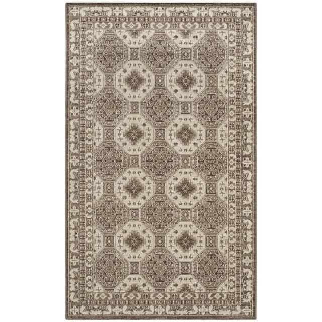 SAFAVIEH Artisan Thurstan Geometric Area Rug, Brown/Ivory, 8' x 10'