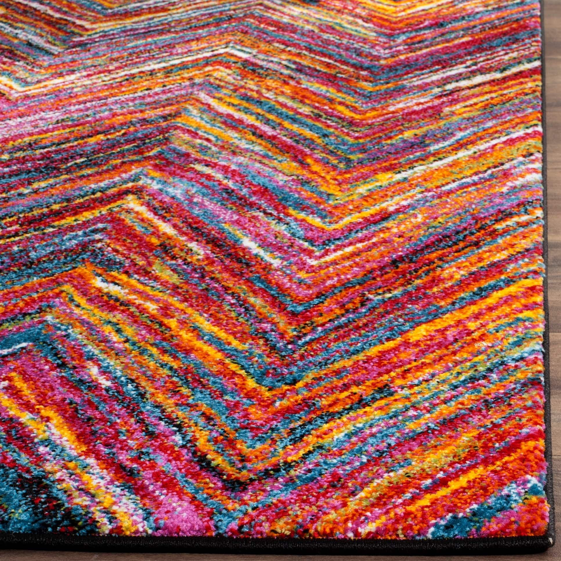 Aruba ARB505 Power Loomed Area Rug - Multi - 5'3"x7'6" - Safavieh.