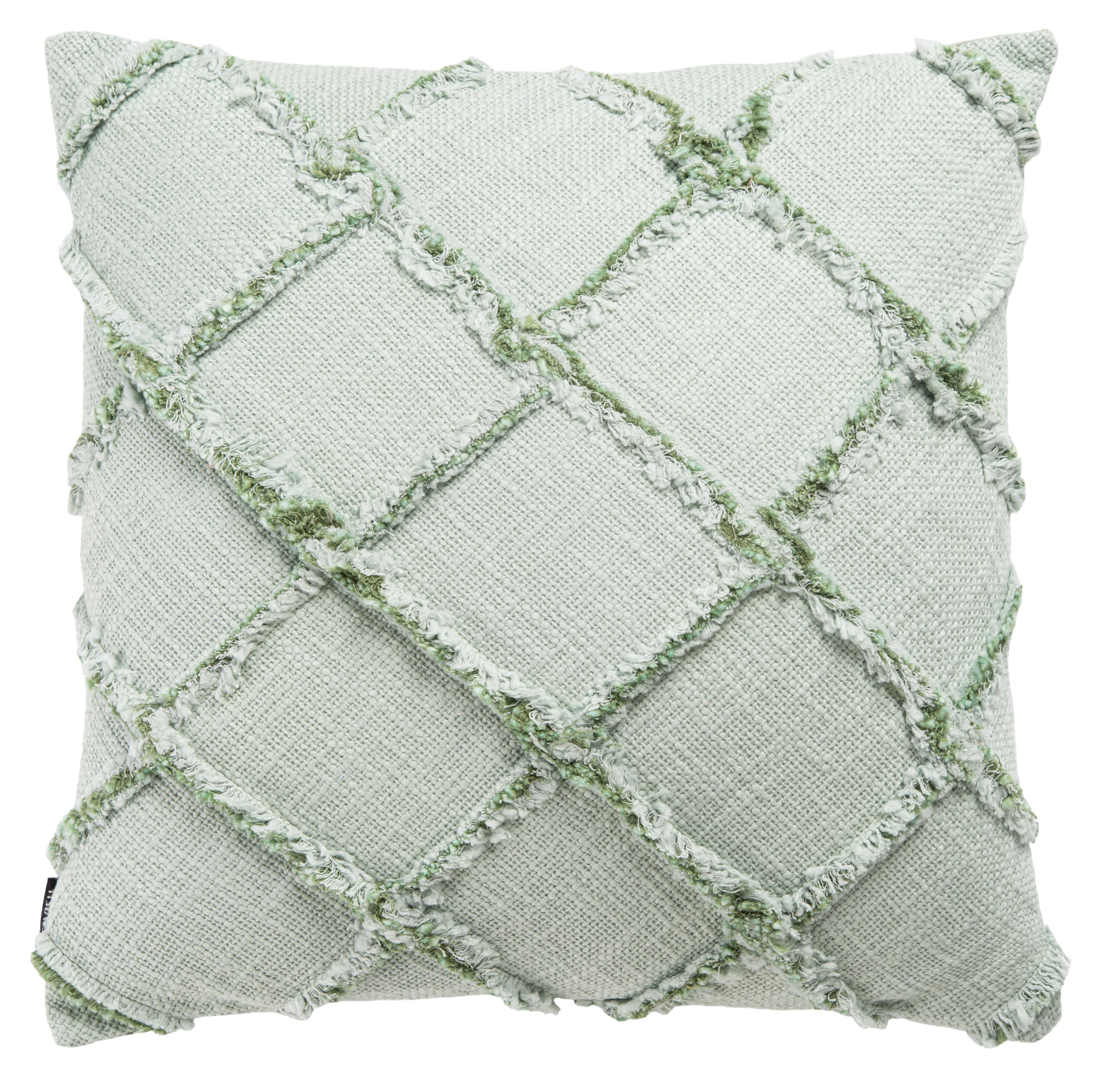 Ashlin Fringed Cotton Throw Pillow