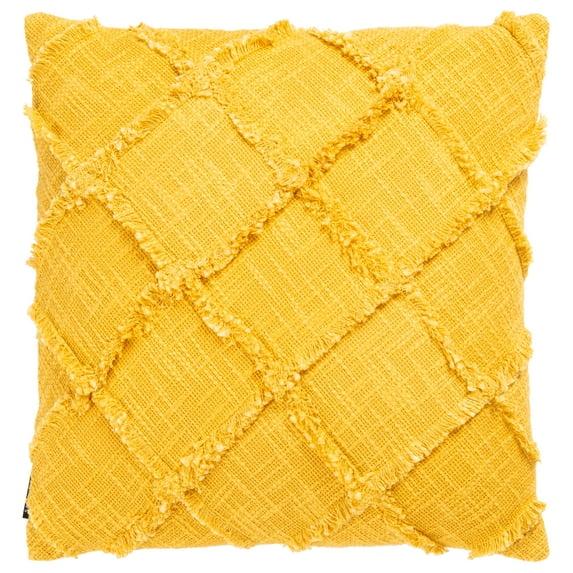 Safavieh Ashlin Fringed Cotton Reversible Throw Pillow