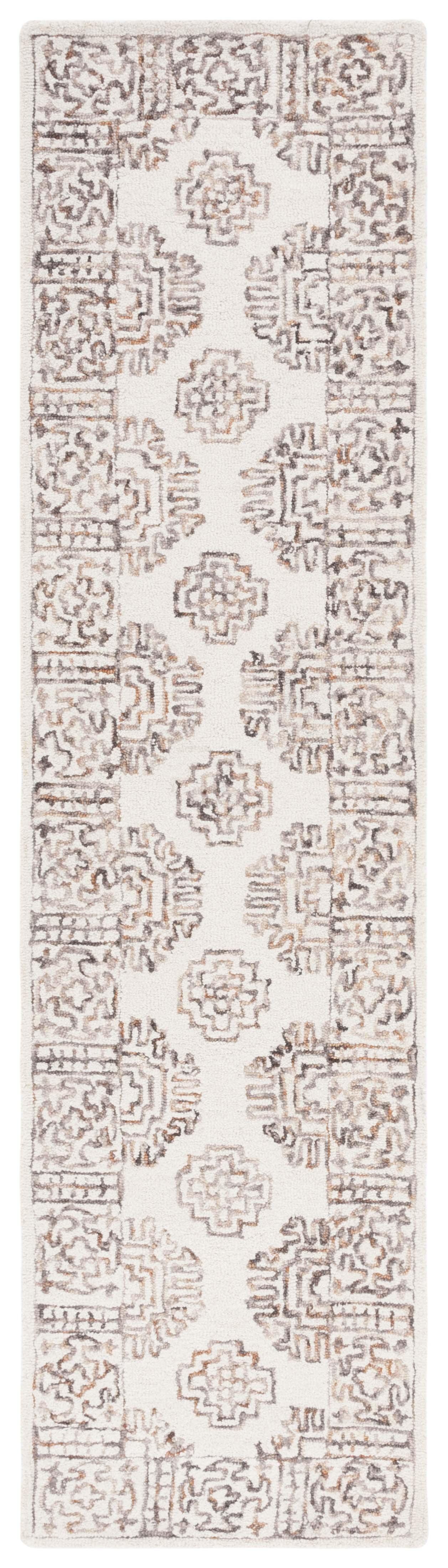 Aspen APN132 Hand Tufted Runner Rug  - Ivory/Sage - 2'3"x9' - Safavieh.