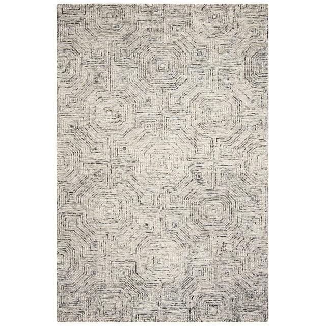 Aspen APN286 Hand Tufted Indoor Area Rug - Grey/Beige - 6'x9' - Safavieh