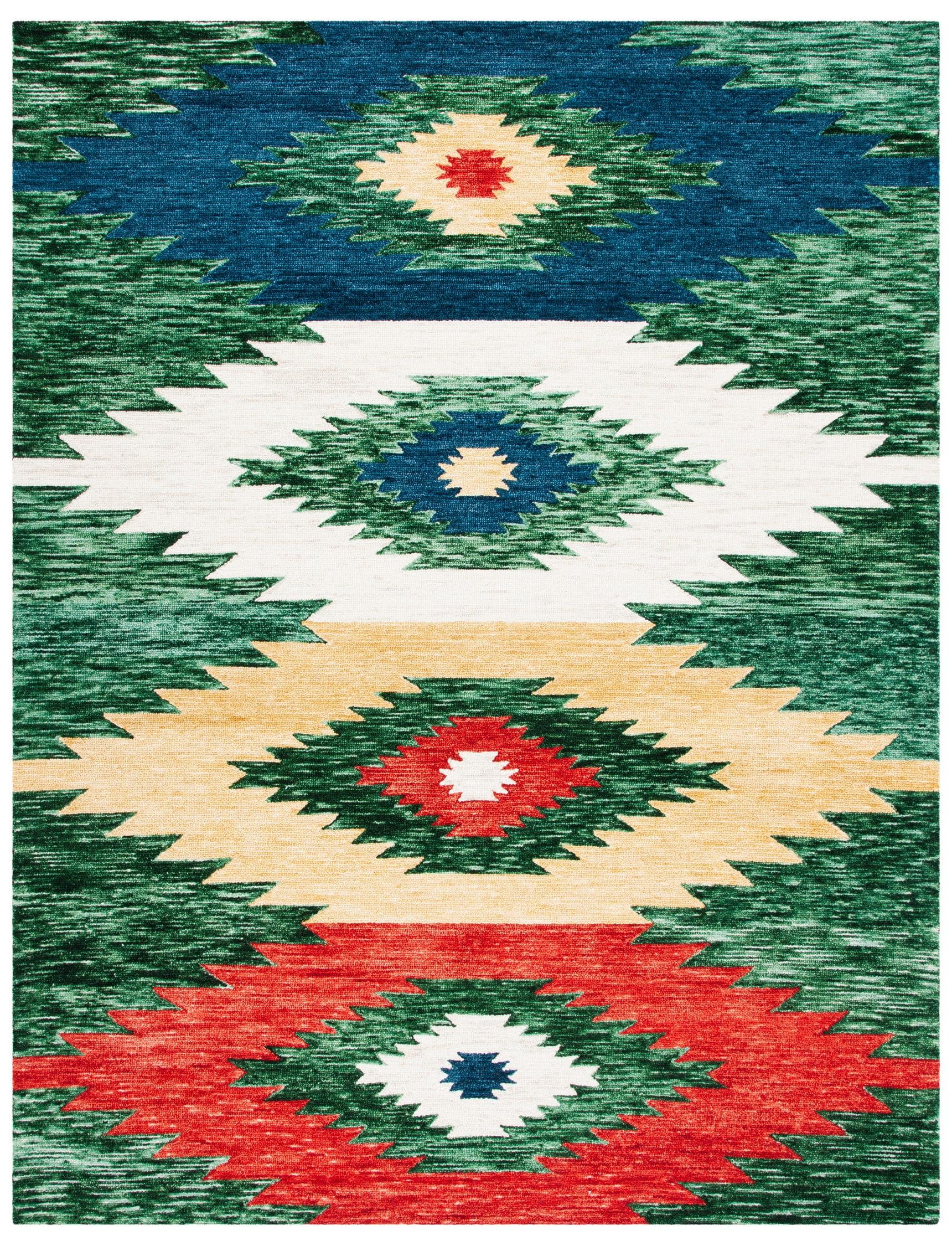 Red Aspen Hand-Tufted Wool 8' x 10' Area Rug