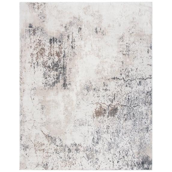 SAFAVIEH Aston Charmaine Abstract Area Rug, Ivory/Grey, 10' x 14'