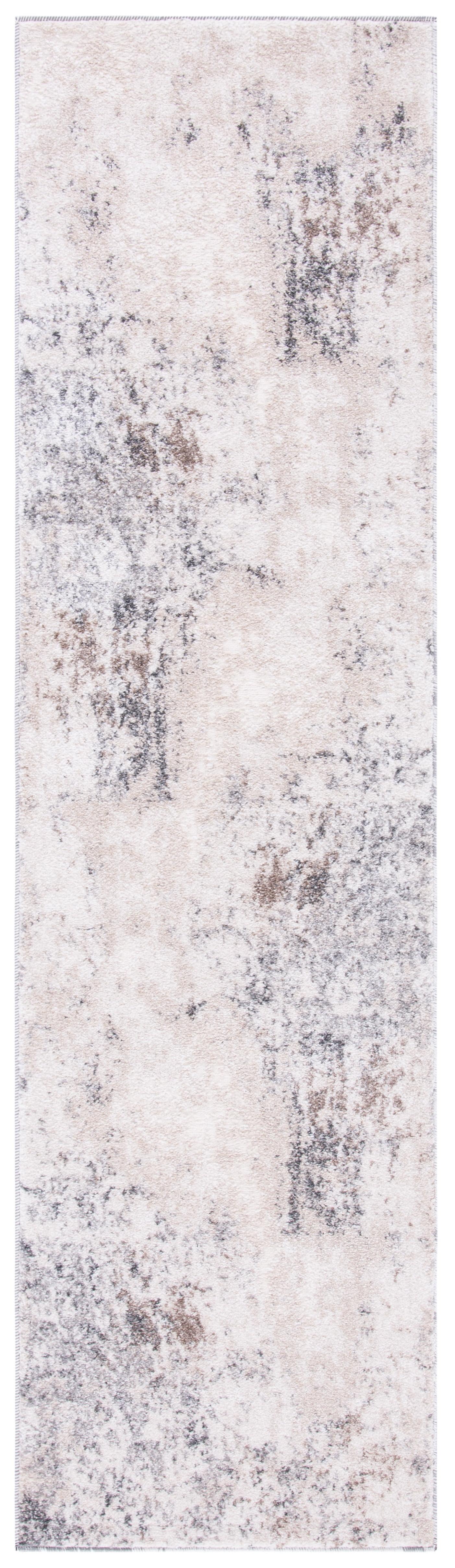 Aston ASN708 Power Loomed Indoor Runner Rug - Ivory/Grey - 2'x9' - Safavieh