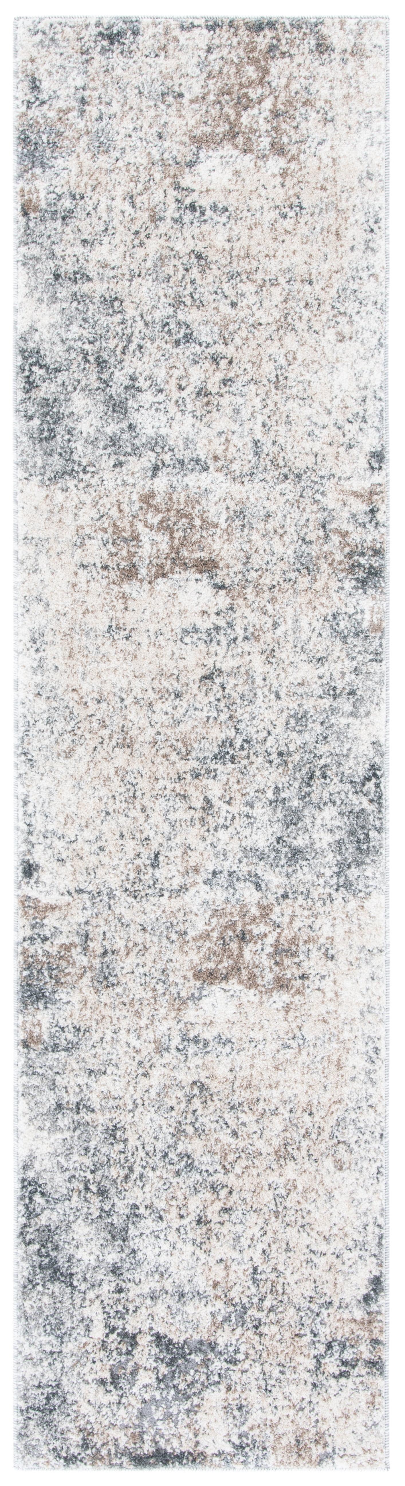 Aston ASN705 Power Loomed Indoor Runner Rug - Ivory/Grey - 2'x8' - Safavieh