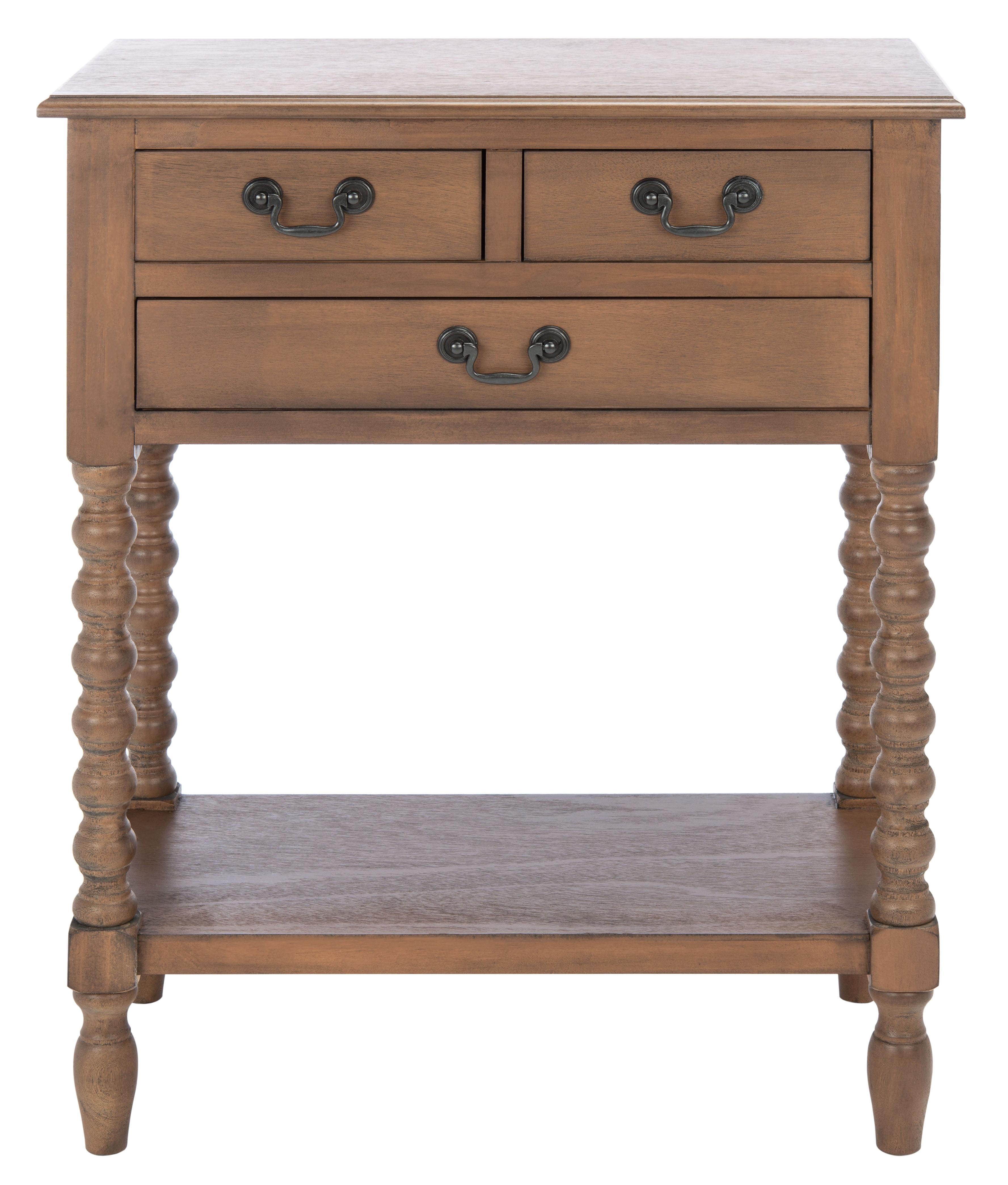 Athena 3 Drawer Console Table  - Safavieh