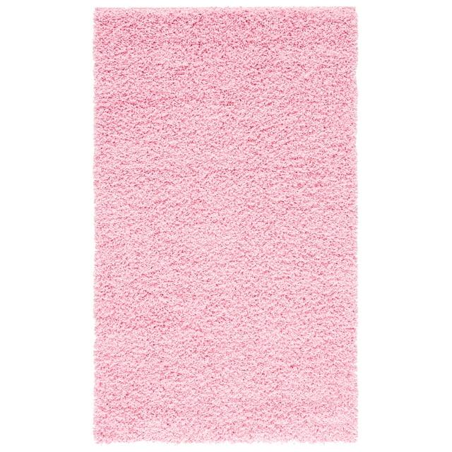 Athens Shag SGA119 Power Loomed Indoor Accent Rug - Pink - 4'x6' - Safavieh