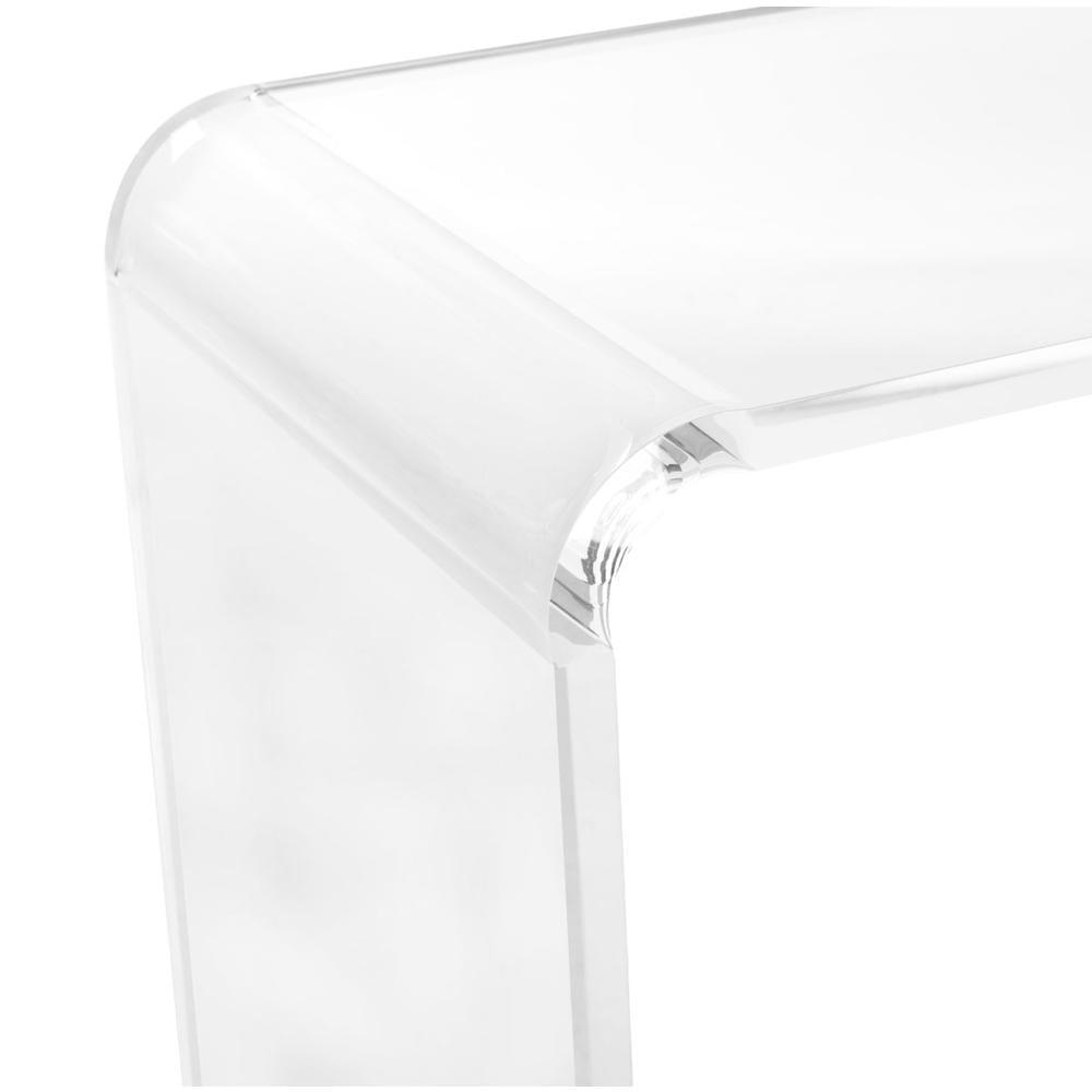 Atka Acrylic Console Table - FOX6016A - Clear - Safavieh Couture
