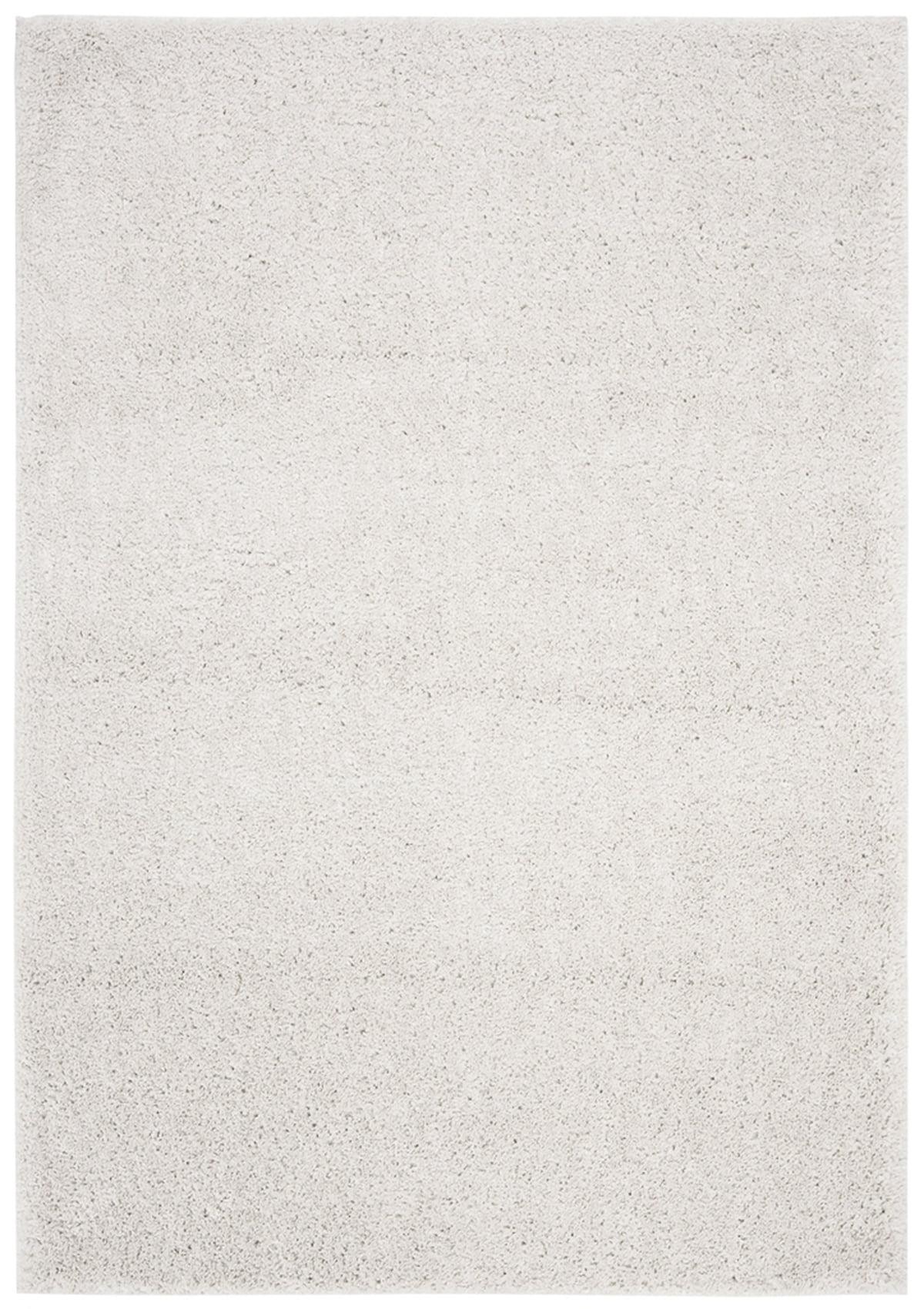 SAFAVIEH August Carlene Solid Plush Shag Area Rug, Beige, 12' x 15'