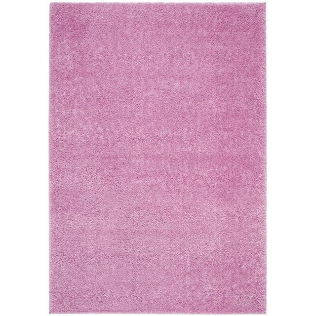 August Shag 900 AUG900 Power Loomed Indoor Area Rug - Pink - 6'x9' - Safavieh