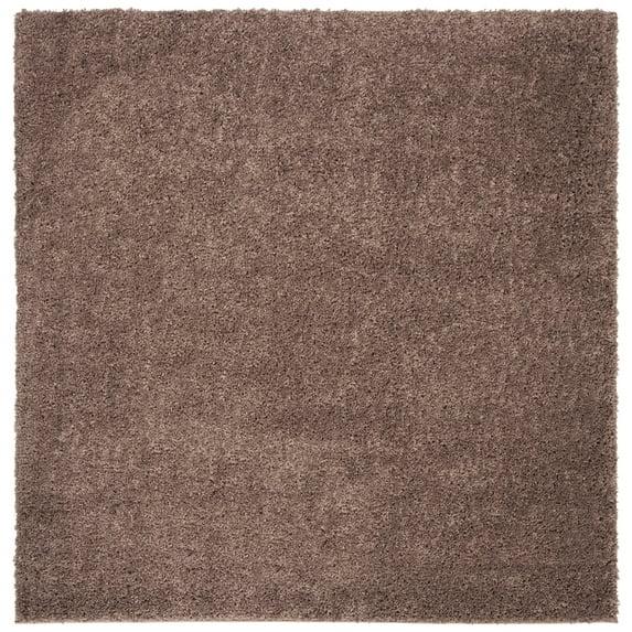 August Shag 900 AUG900 Power Loomed Indoor Area Rug - Taupe - 5'3"x5'3" - Safavieh