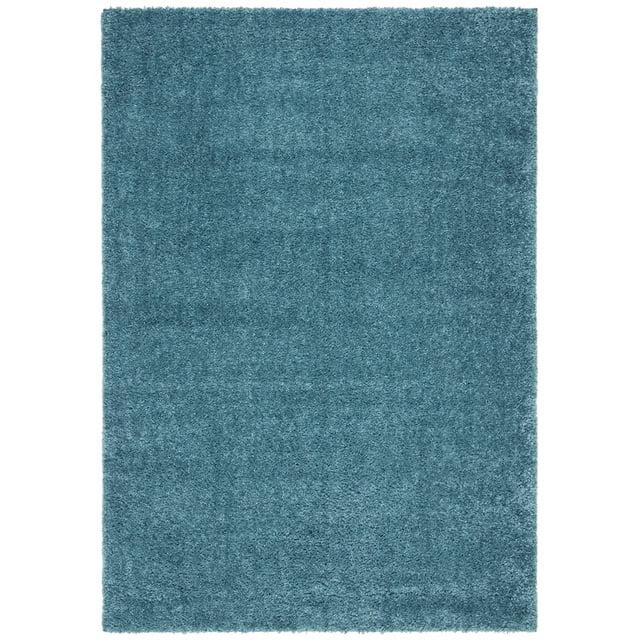 August Shag 900 AUG900 Power Loomed Indoor Area Rug - Turquoise - 8'x10' - Safavieh