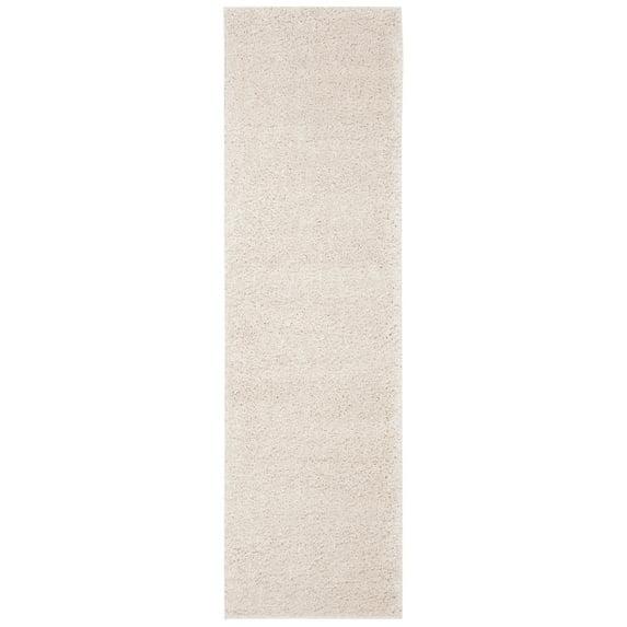 August Shag 900 AUG900 Power Loomed Indoor Runner Rug - Beige - 2'3"x6' - Safavieh