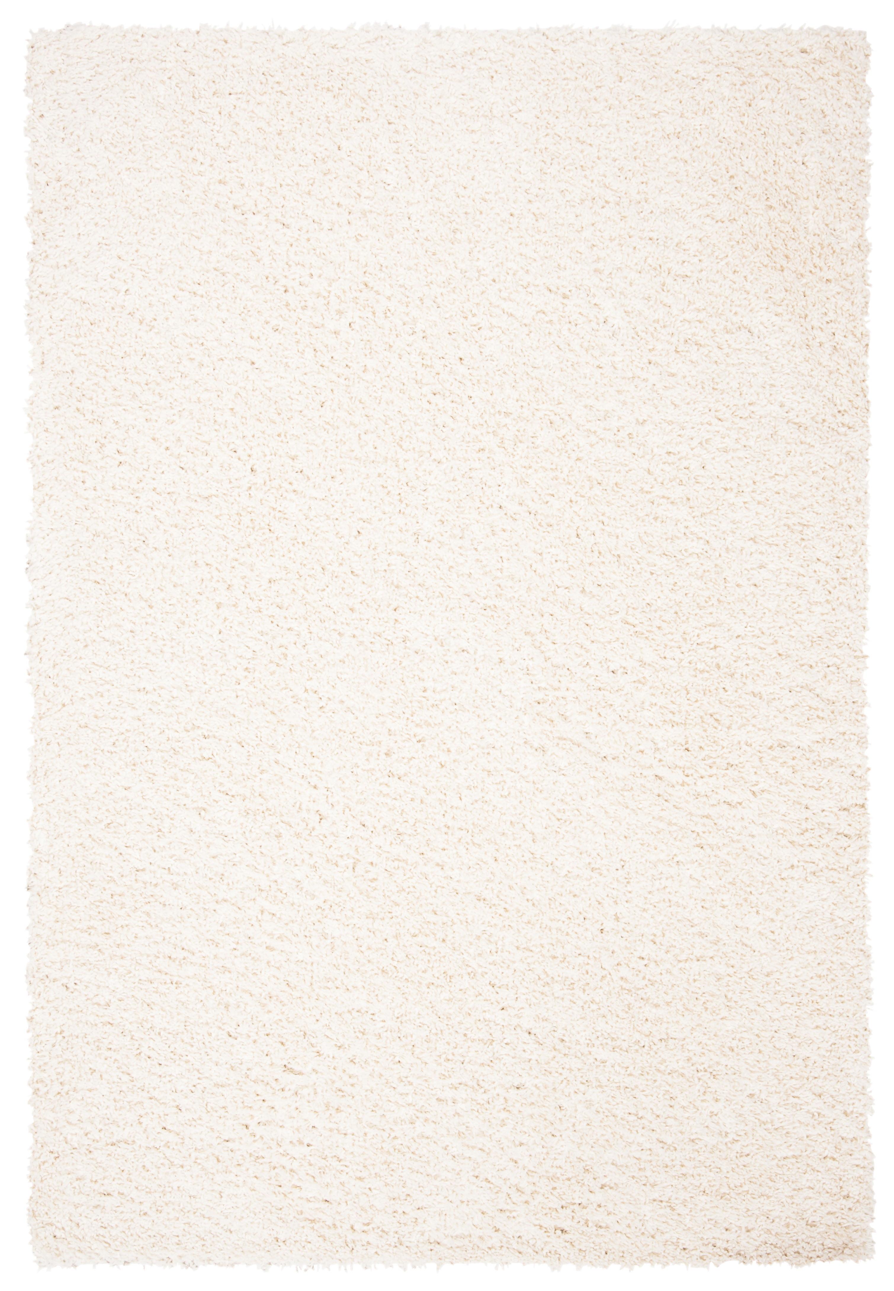 August Shag AUG200 Power Loomed Indoor Accent Rug - Ivory - 3'x5' - Safavieh