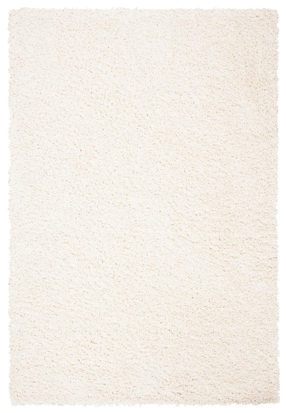 August Shag AUG200 Power Loomed Indoor Area Rug - Ivory - 4'x6' - Safavieh