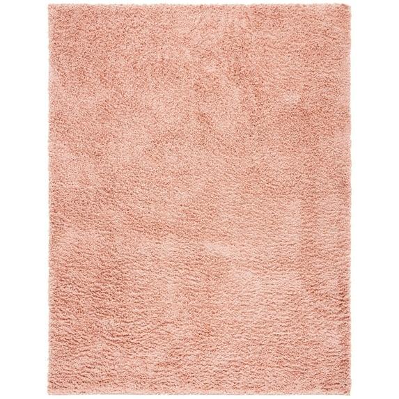 August Shag AUG200 Power Loomed Indoor Area Rug - Rose - 8'x10' - Safavieh