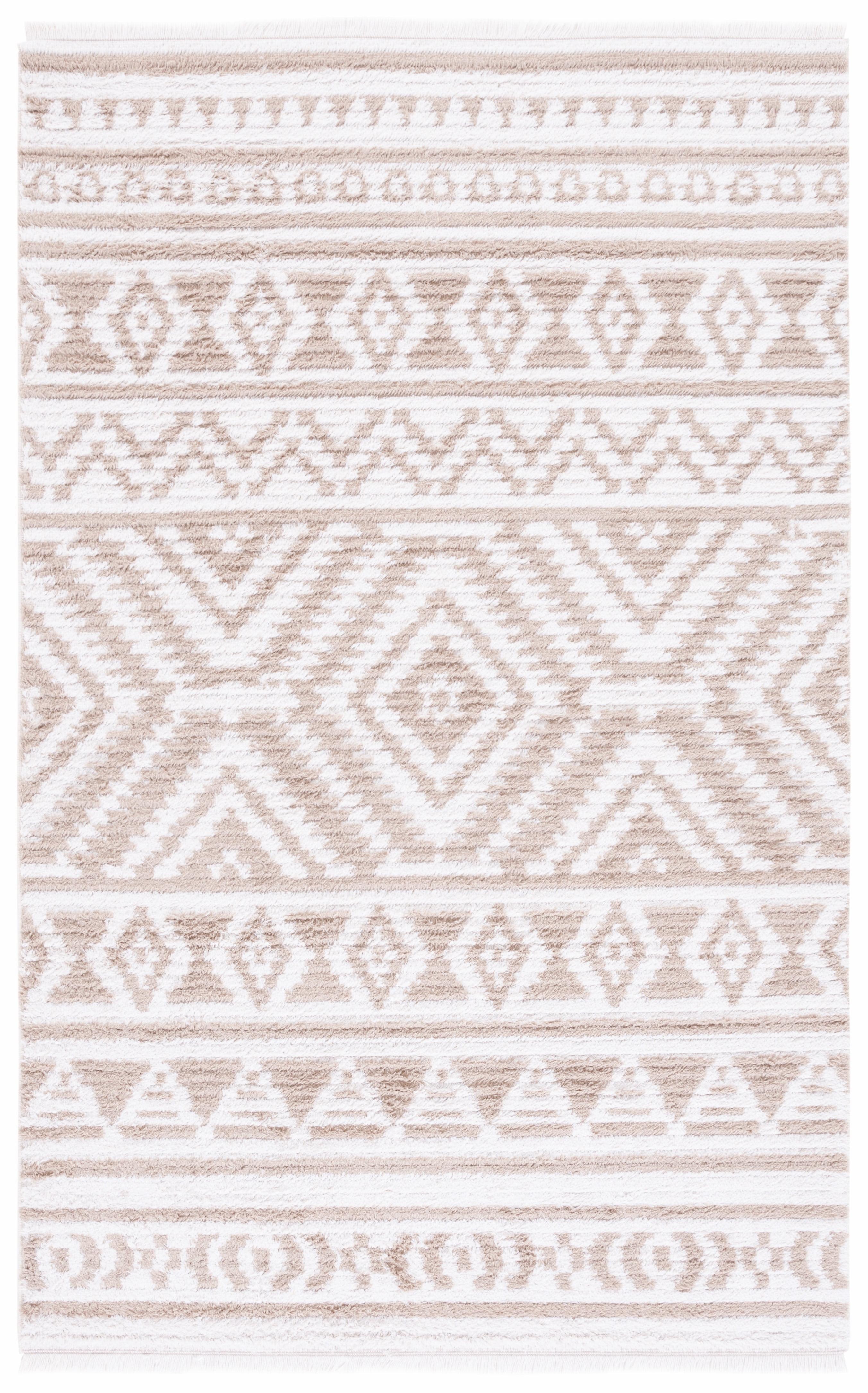 Augustine AGT849 Machine Made Indoor Area Rug - Beige/Ivory - 4'x6' - Safavieh