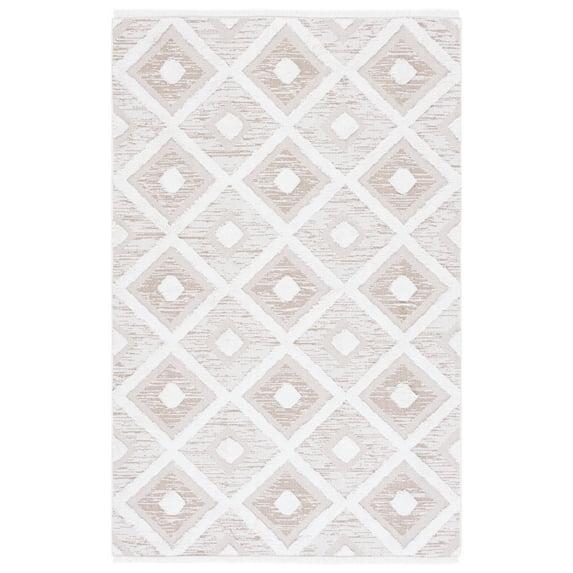 Augustine AGT730 Machine Made Indoor Area Rug - Ivory/Beige - 6'-4"x9'-6" - Safavieh
