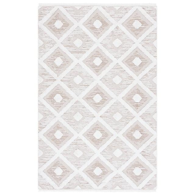 Augustine AGT730 Machine Made Indoor Area Rug - Ivory/Beige - 6'-4"x9'-6" - Safavieh