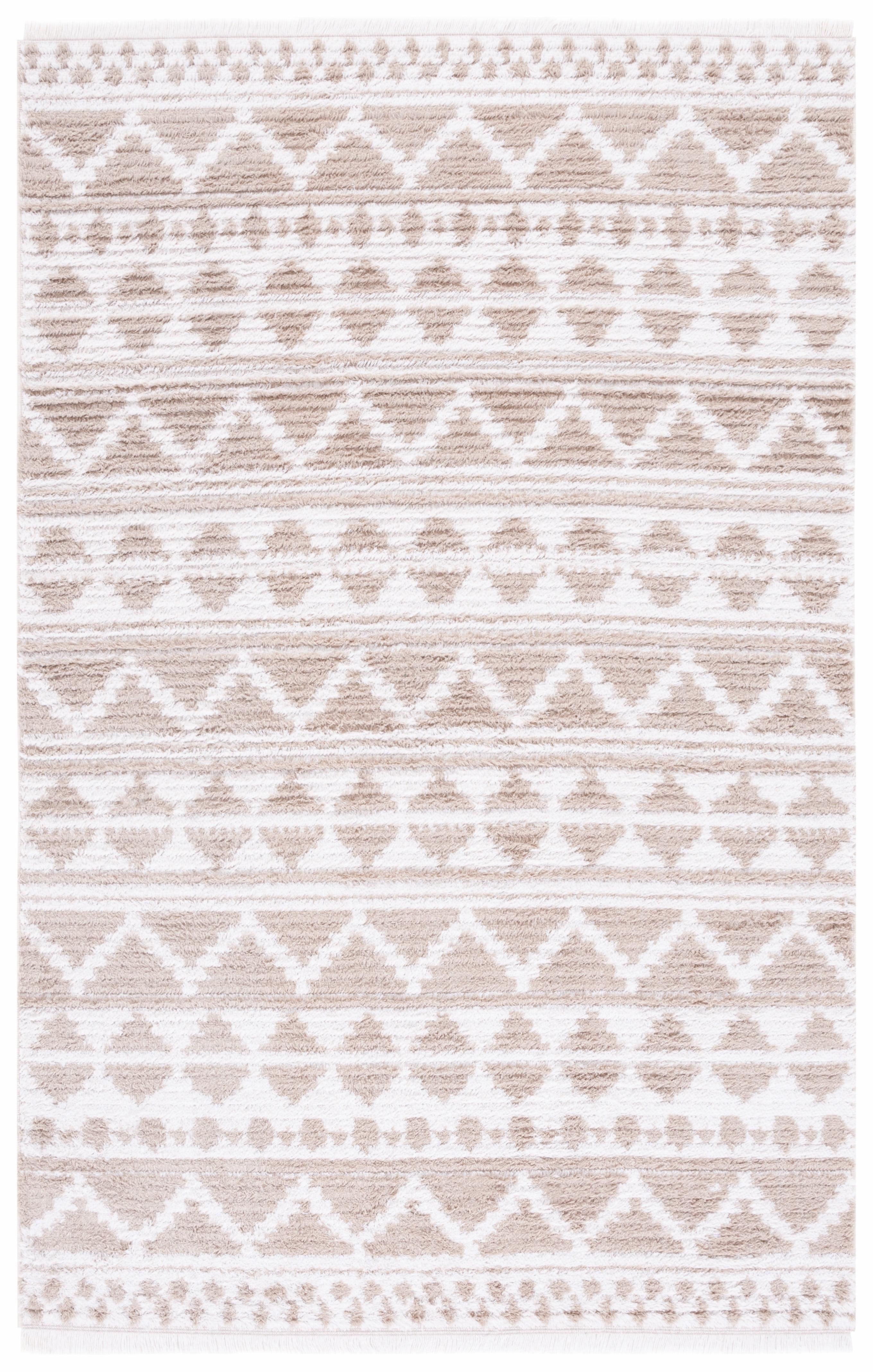 Augustine AGT847 Machine Made Indoor Area Rug - Beige/Ivory - 4'x6' - Safavieh