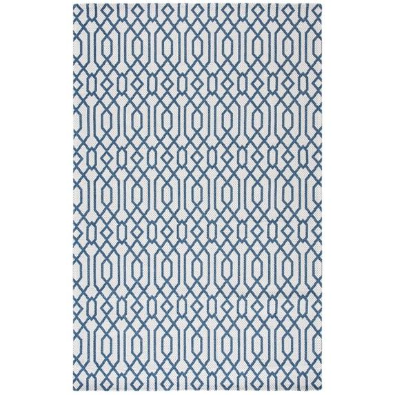 Augustine AGT421 Power Loomed Area Rug - Navy/Light Grey - 8'9"x11'9" - Safavieh.