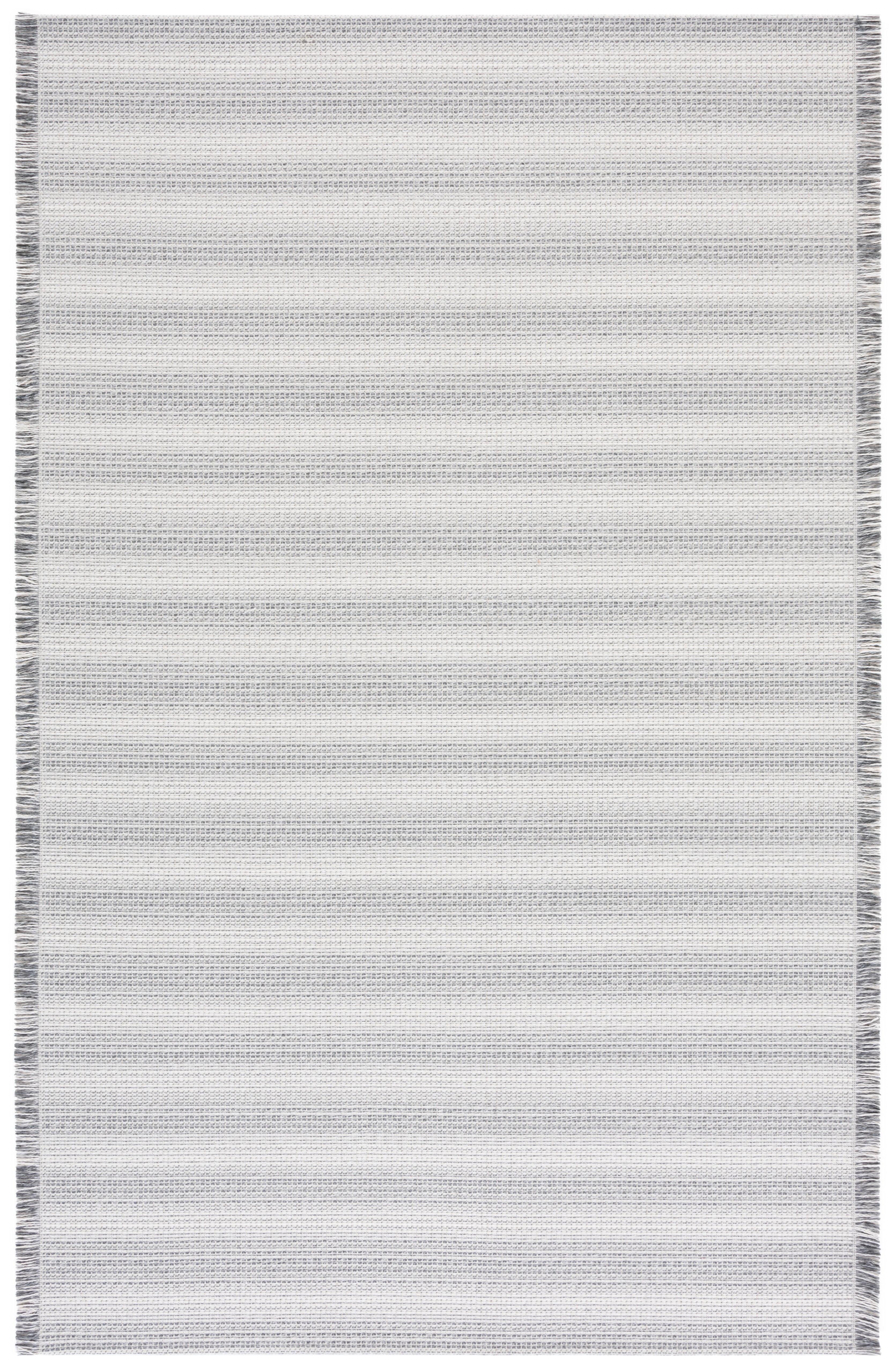 Augustine Ivory and Dark Grey Flat Woven Area Rug