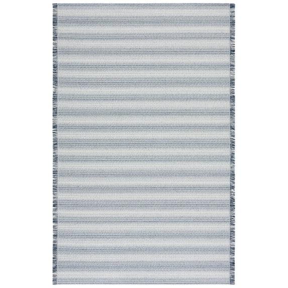 SAFAVIEH Augustine Thornton Stripe Area Rug, Ivory/Navy, 4' x 6'