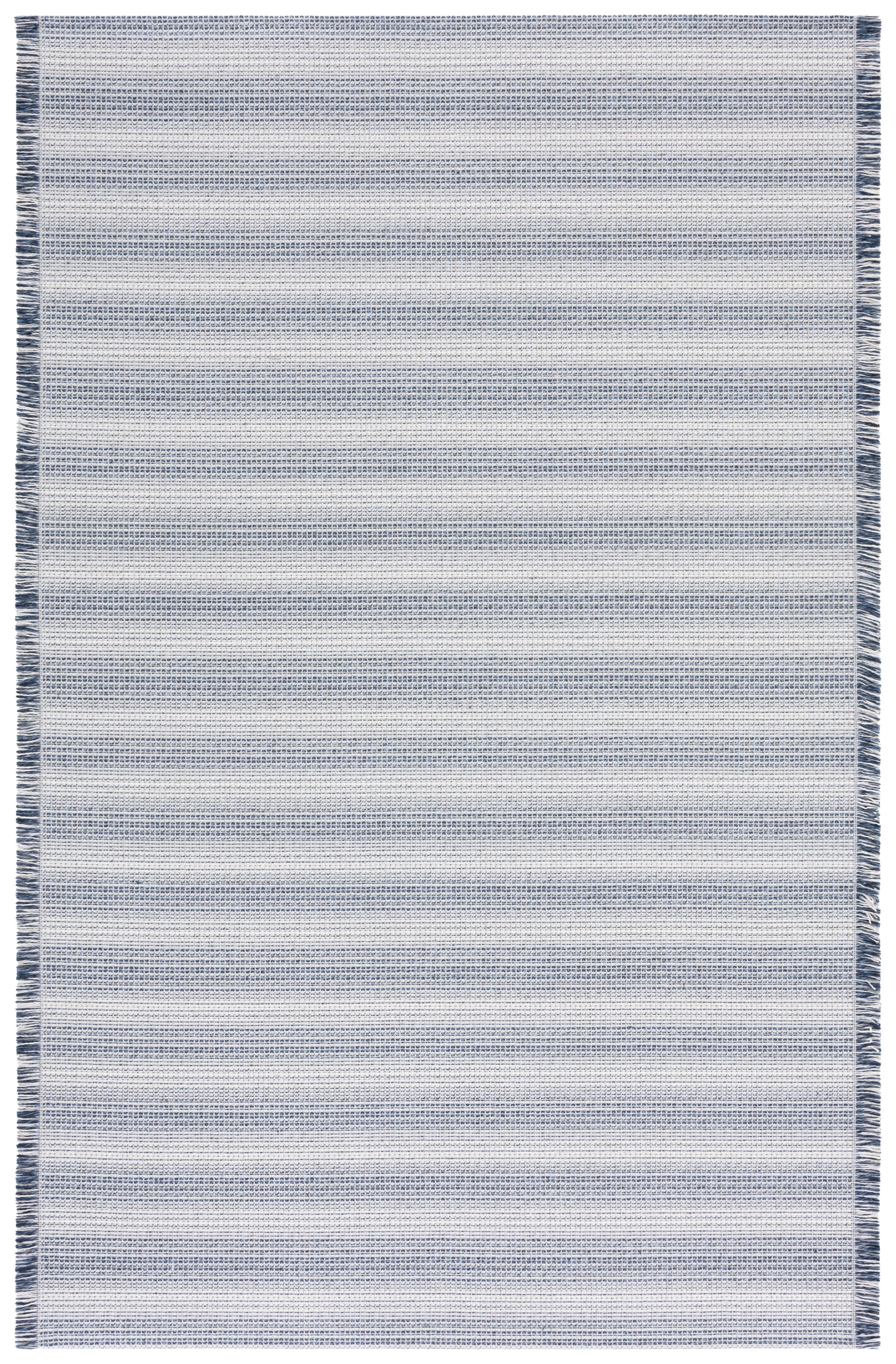 Augustine AGT501 Machine Made Indoor Area Rug - Ivory/Navy - 5'x7'-7" - Safavieh
