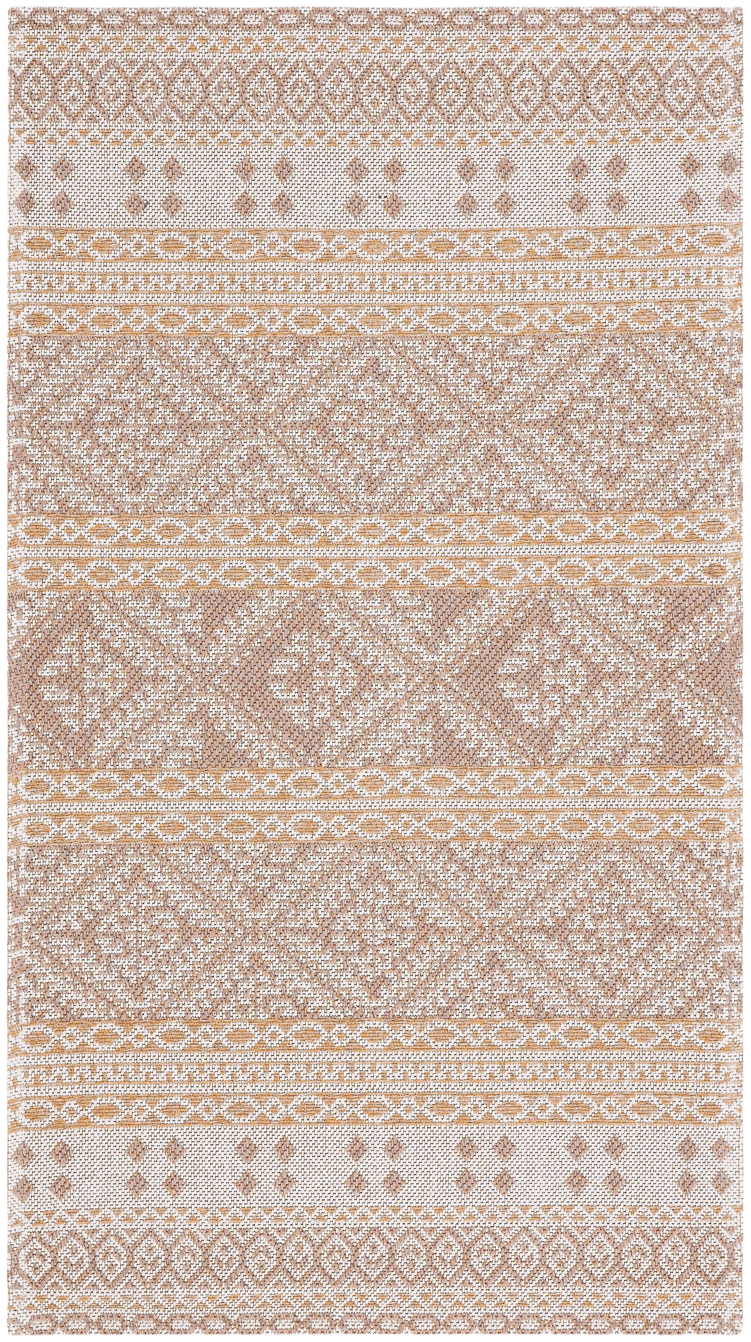 Augustine AGT445 Machine Made Indoor Accent Rug - Taupe/Cream - 2'10"x5' - Safavieh