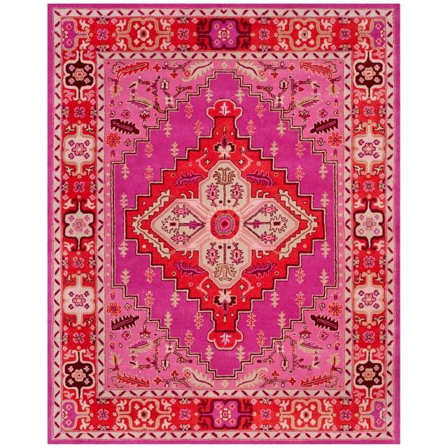 Bellagio BLG545 Hand Tufted Area Rug - Red/Pink - 6'x9' - Safavieh.