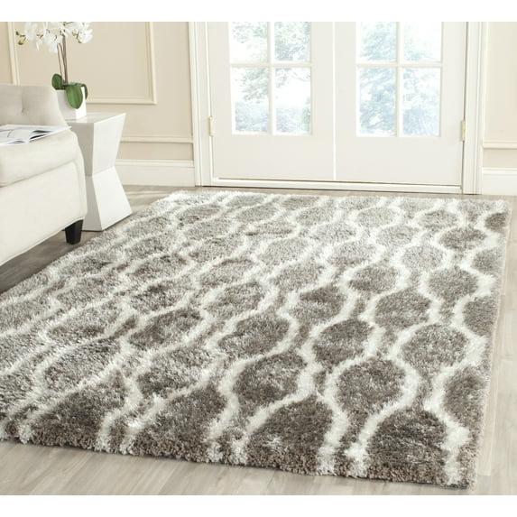 Safavieh Barcelona Shag Hand Tufted Performance Geometric Rug