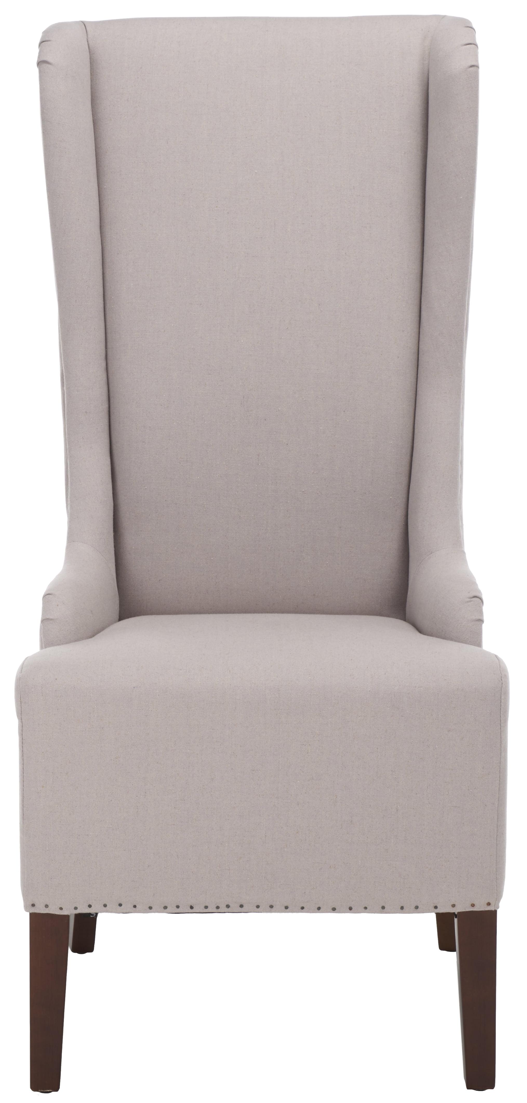 Bacall 20" H Dining Chair With Nail Head Trim - MCR4501 - Taupe - Safavieh Couture