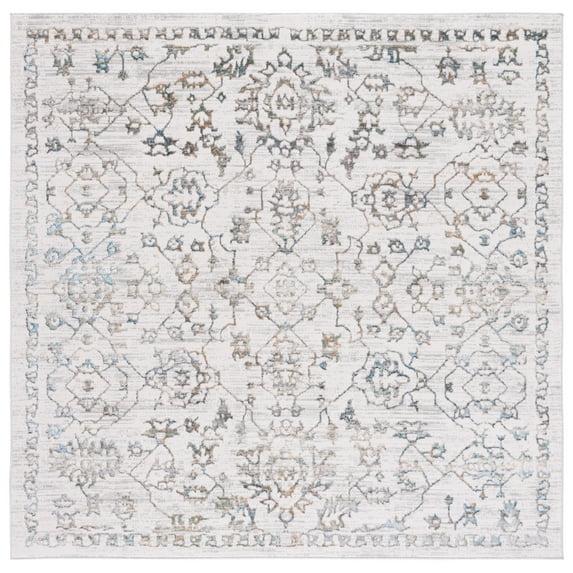 Bel Air BLA234 Power Loomed Area Rug - Beige/Gray - 6'7"x6'7" - Safavieh.