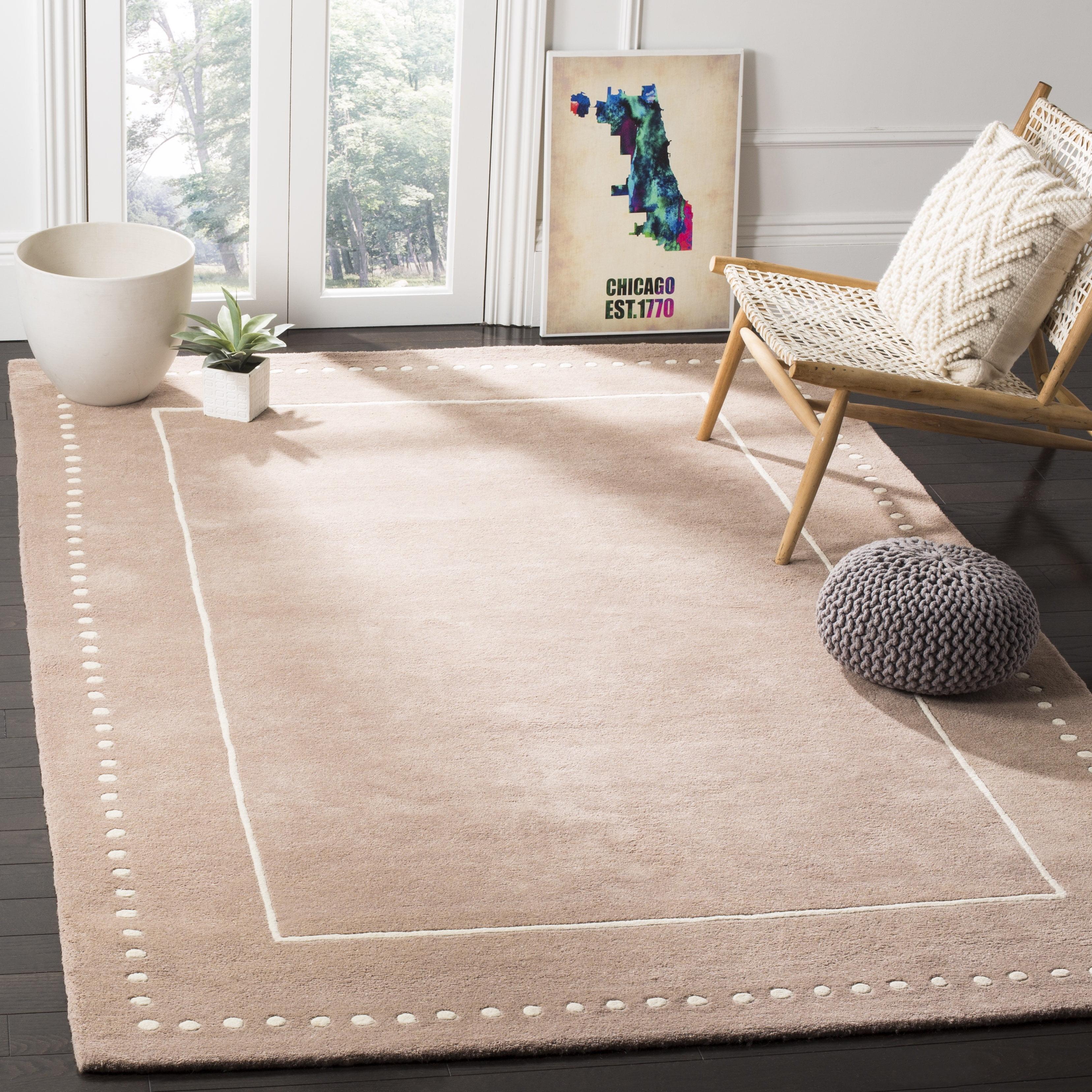 Bella BEL151 Hand Tufted Area Rug - Beige/Ivory - 4'x6' - Safavieh.