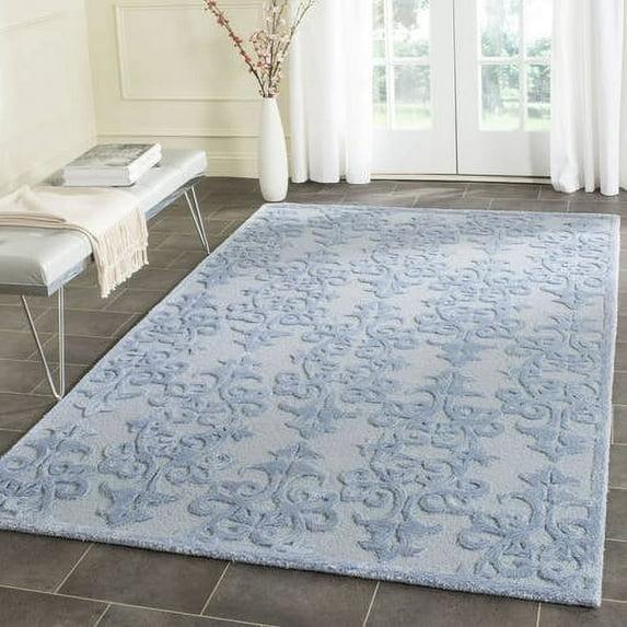 Bella BEL127 Hand Tufted Area Rug - Blue - 8'9"x11'9" - Safavieh.