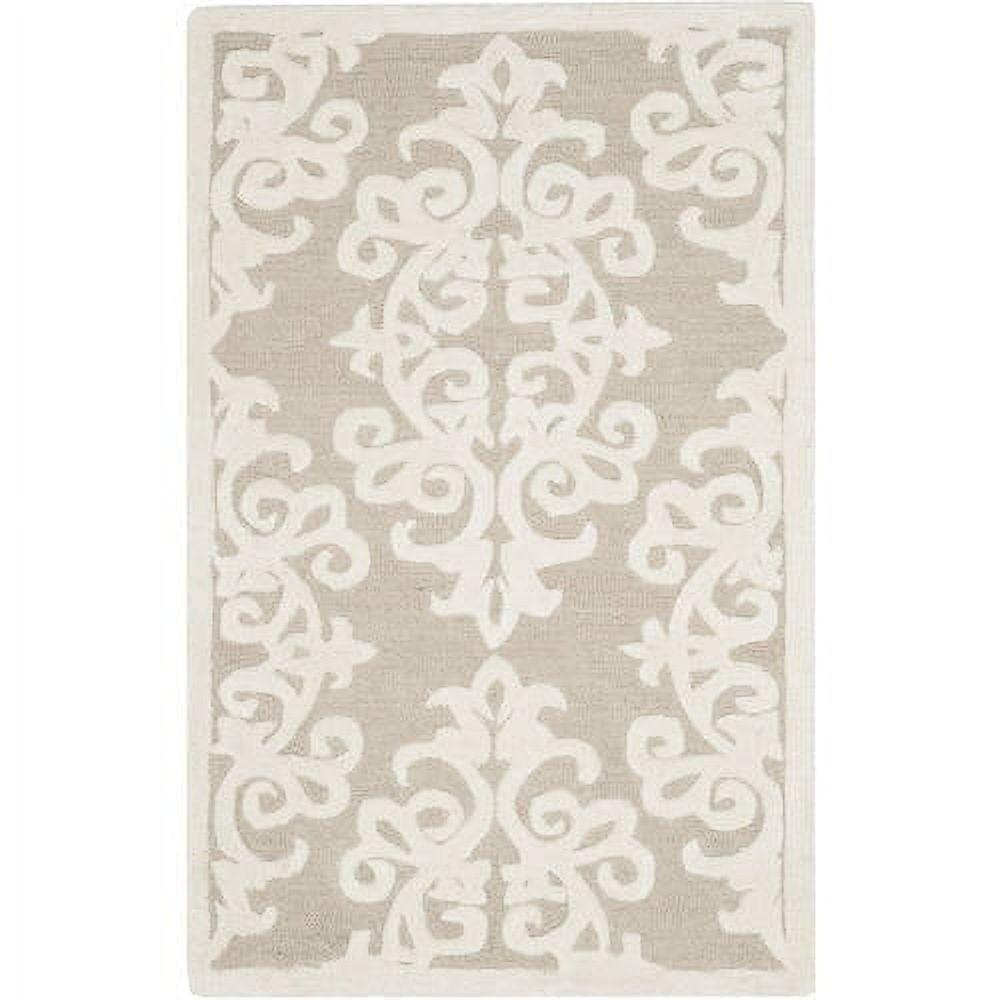 Bella BEL127 Hand Tufted Accent Rug - Sand/Ivory - 2'x3' - Safavieh.