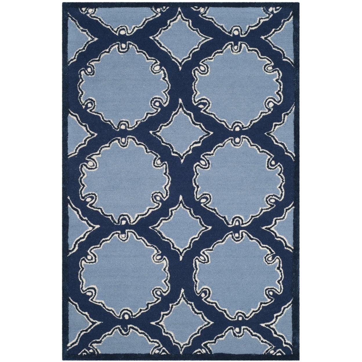 Bella Hand Tufted Wool Geometric Rug