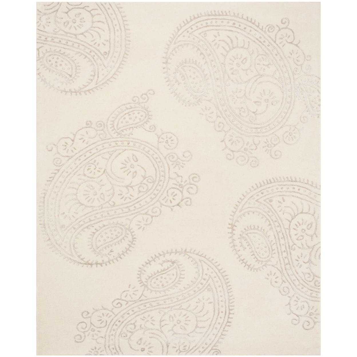 Bella BEL153 Hand Tufted Area Rug - Ivory/Beige - 6'x9' - Safavieh.